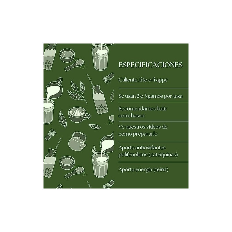 Matcha Ceremonial Orgánico Premium 50 g – Grado Ceremonial de