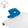 VON Leitz 50200035 Hole Punch for 20 Sheets, Stop Rail
