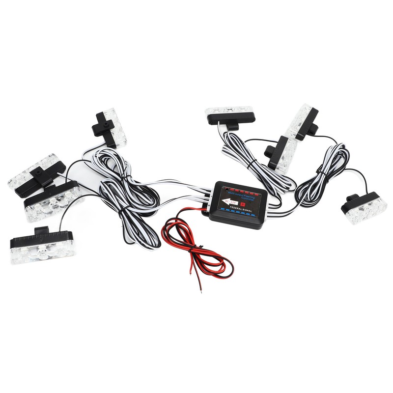 12V Car Emergency Strobe Lights Bright Illumination 24 LED Lights