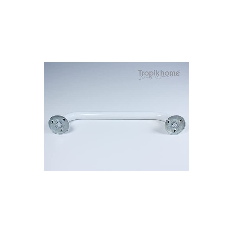 Tropik Home White 8" Disabled Grab Rail Bar Handle Mobility