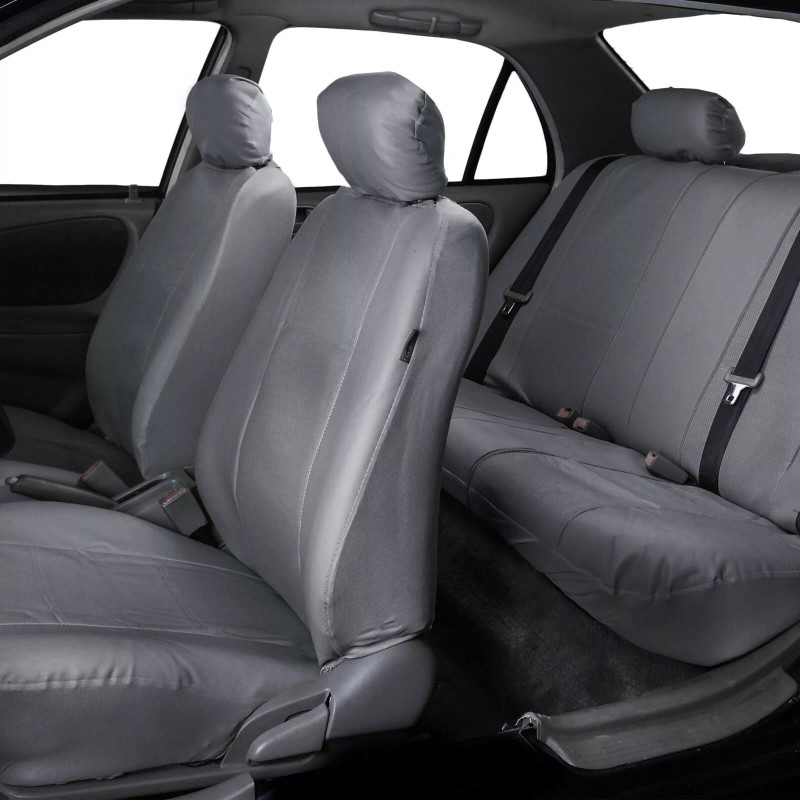 The Quality Cover Gray Deluxe Perforated Leatherette 7Seater 3 Row