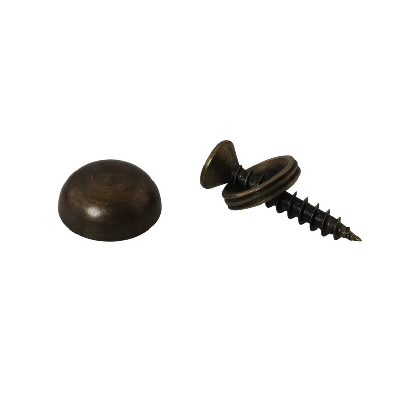 DGBRSM 8pcs Pure Brass Decorative Screws with Caps Used as