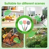 Fly Swatters with Stainless Steel Handle,Telescopic Flyswatter,Extends up to 25