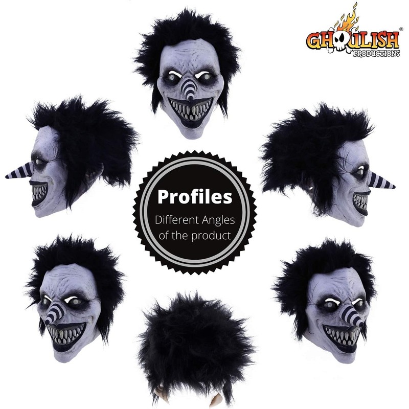 Ghoulish Productions Creepypasta Laughing Jack Mask Standard