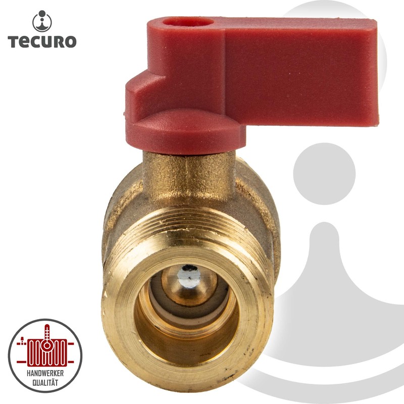 tecuro Mini Ball Valve on Both Sides Male Thread G