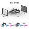 Foluck Shoe Storage Box, 15 Pack Clear Plastic Stackable Shoe