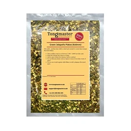 Green Jalapeno Flakes (6x6mm) - 500g