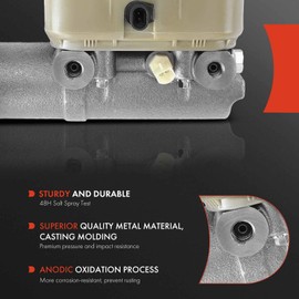 A-Premium Brake Master Cylinder Compatible with Blue Bird, Ford, Hino, International Harvester, Kenworth and Peterbilt Vehicles - SHL TC2000, B600, F600, F650, F800, 165, 258LP, 4600, 4700LPX, T170