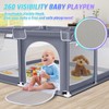 Baby Playpen for Indoor&Outdoor Playard Kids Activity Center with Gate,