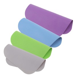 MUCKLILY 4pcs Rubber Bottle Opening Mat Silicone Jar Opener Gripper Pad Jar Lid Openers Silicone Trivet Mats Soda Lid Gripper Multi Purpose Jar Bottle Can Lids Openers Jigs Beer Small Tools