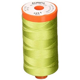 AURIFIL USA 1,422yd-Spring Aurifil Mako Cotton Thread Solid 50wt 1422yds, Spring Green
