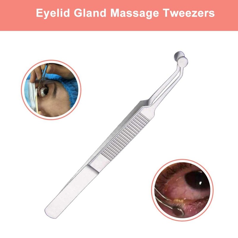 ZGORENDZ Premium Stainless Steel Arita Tauber Meibomian Gland Expressor Forceps
