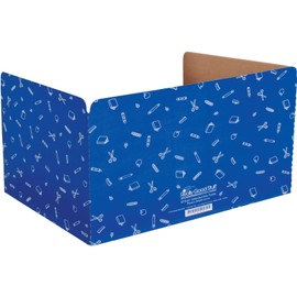 Really Good Stuff Standard Privacy Shields Set of 12, Blue - Enhance Focus and Create a Distraction-Free Learning Environment - Durable and Easy to Store - Desk Dividers for The Classroom