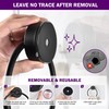JOMOLA Stainless Steel Suction Towel Ring, No-Drill Bathroom Organizer for