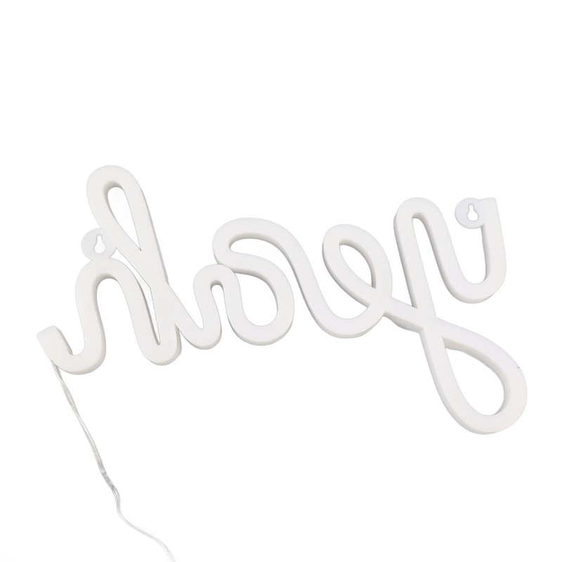 LED Neon Sign Yeah Shape Wall Decor Neon Night Light