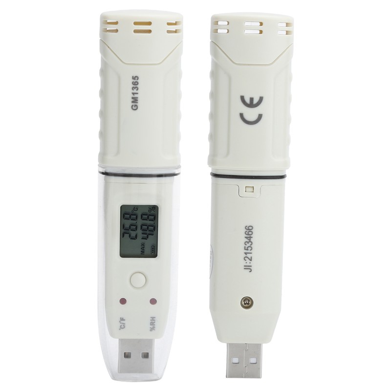 Digital Temperature Humidity Logger Indoor Thermometer Hygrometer Detector Data Recorder