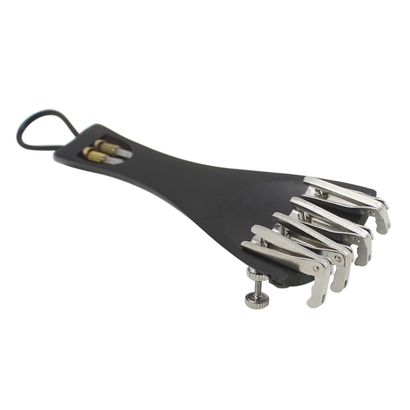 3 in 1 Ebony Tailpiece with Rope Fine Tuners Kits