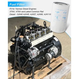129A00-55800 Fuel Filter Fit for Yanmar Diesel Engines 3TNV 4TNV and Latest Common Rail Diesel 3JH40 4JH45 4JH57 4JH80 4JH110