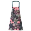 LECTNORE Chefs Kitchen Aprons, Floral Aprons for Women Adjustable Apron