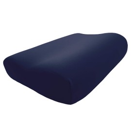 Edda Lux Cover Fits Tempur Shape Queen and Tempur Original Queen Sleeping Pillows 24x12 Inch Pillow Sizes S, M, L, XL, Jersey Pillow Case for Neck Support Pillow, Navy