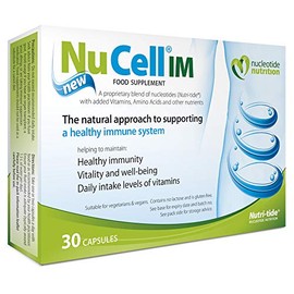 Nucleotide Nutrition, NuCell IM Food Supplement, Verified Immune & Stress Support, Pack of 30 Vegi-Caps – 15 Servings