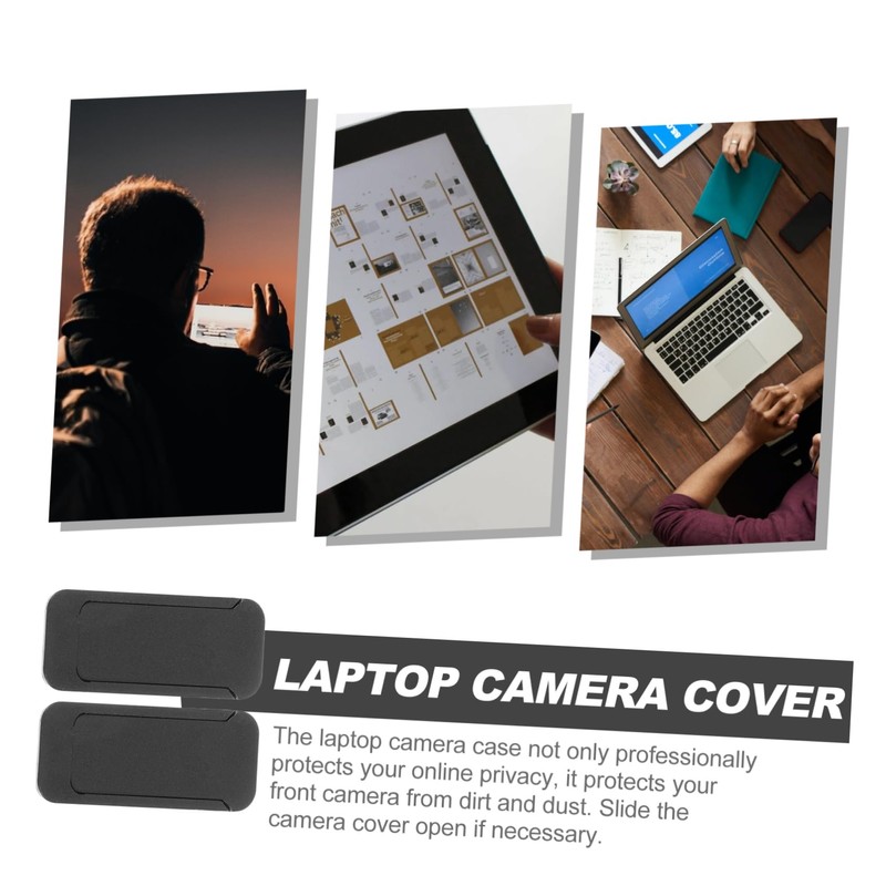 GRIRIW 2pcs Ultra-Thin Webcam Cover Slide for Laptop Mobile Devices