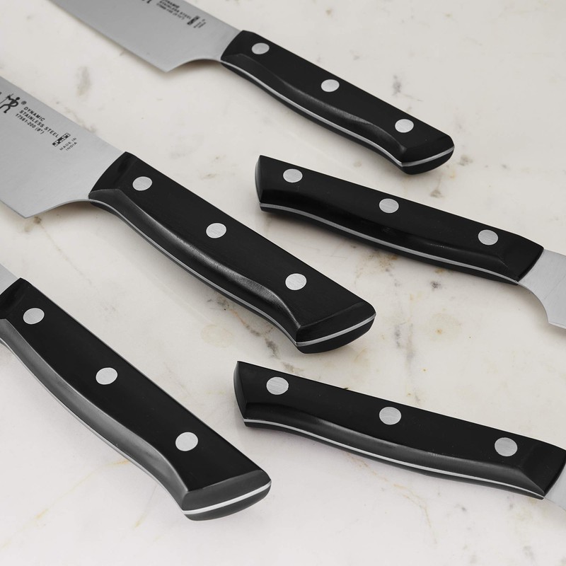 HENCKELS Dynamic Razor-Sharp 5-Piece Kitchen Knife Set, Chef Knife, Bread