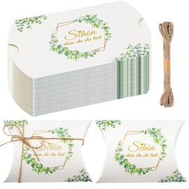 lafo Pack of 60 Beautiful Das Du Da Bist Cushion Boxes Small Guest Gift Communion Guest Gifts Wedding Gift Boxes