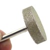 ILOVETOOL 80 Grit Diamond Coated 50mm Cylinder Cylindrical Mounted Point