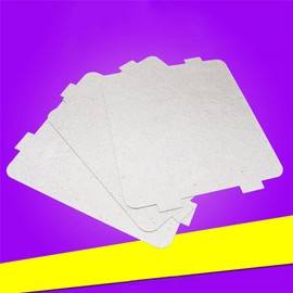 2 PCS Microwave waveguide Cover -Microwave Oven Parts Mica Slice Super Thick Heat Insulation Accessories,Waveguide Cover Suitable for Frigidaire 5304464061,Replace Directly with The Same Appearance