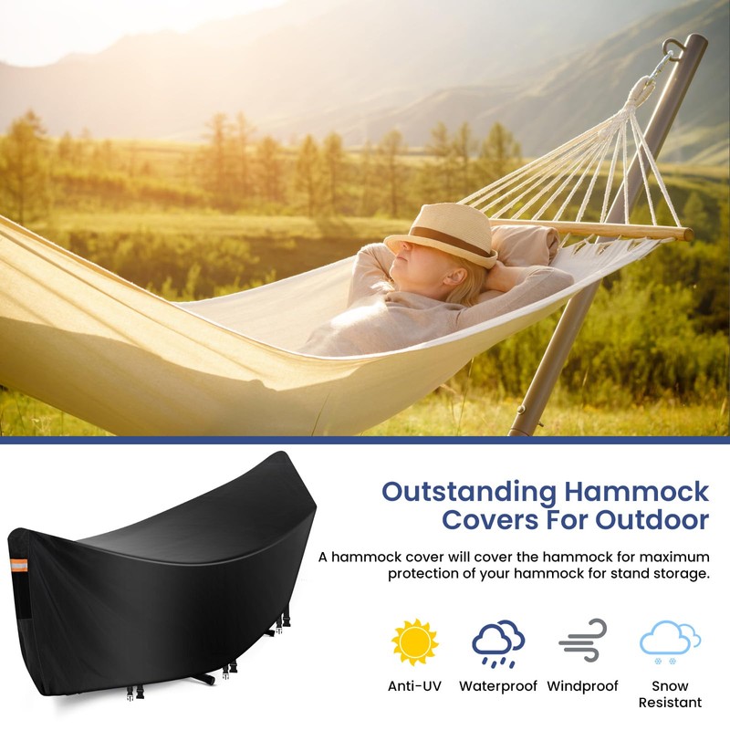 Hammock Cover,Heavy Duty 420D Covers for Outdoor Waterproof,Breathable Hammock Dust