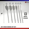 ATE Pro. Tools - 12pc Spade Drill Bit Set, Boring