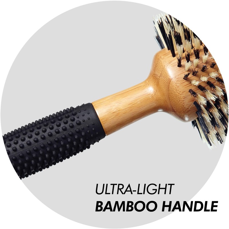 Sam Villa Signature Series Oval Nylon & Boar Bristle Round