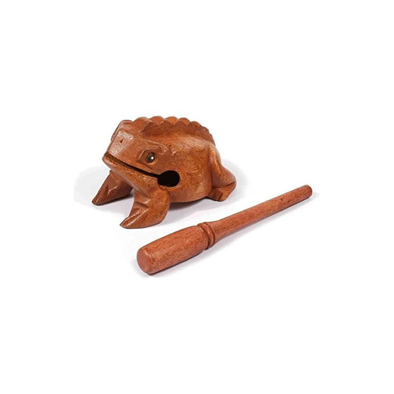 [Karokak] Frog Musical Instrument, Wooden, Frog, Mini Guillo, Drum, Percussion,