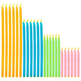 HMIEPRS 24pc Food Bag Sealer Clips, CRIVERS Reusable Bag Sealer Sticks with Different Sizes, Keep Bags Airtight Watertight & Food Fresh, Kitchen Storage Accessories (Assorted Colors)