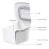 Zdolmy Wipes Dispenser, Wipe Holder for Baby, Refillable Wipe Container,