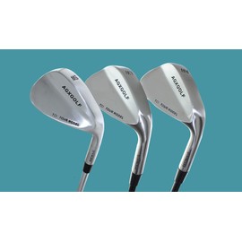 AGXGOLF Men's Right Hand, Stiff Flex, 2X-Tall Length (37.5 inch) TCI Tour Edition Wedge Set; Gap Wedge, Sand Wedge, Lob Wedge Set: Soft Face; USA Bilt!