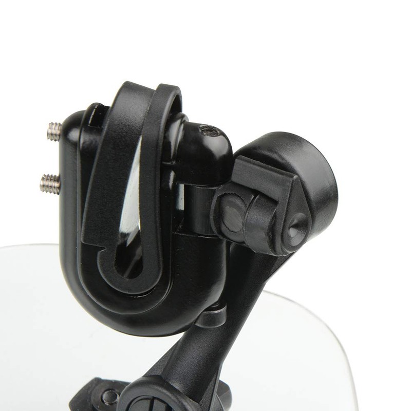 295mm Motorcycle Adjustable Windshield Extension Universal Clip-on Windscreen Transparent