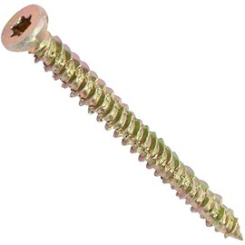 AERZETIX - Set of 20 - Concrete Screws - Direct Mounting without Dowels - Diameter 7.5 x 82 mm - Countersunk Head - Recess - DIY - Renovation - C44664