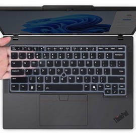 Keyboard Cover for Lenovo ThinkPad T14 T14s Gen 5, P14s Gen 5 & L14 Gen 5 /Thinkpad T14s Gen 6 14 Inch Laptop Keyboard Skin Cover, ThinkPads T14 Gen 5 Keyboard Skin Protector, Black