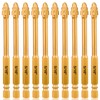 HPHOPE Upgraded 5/16" Four-Flute Eccentric Drill Bit Set 10Pcs, New