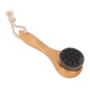 Manual Facial Cleansing Brush Men Women Beech Handle Soft Fiber