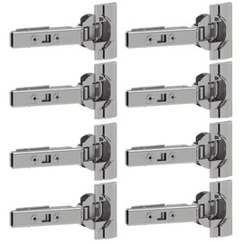 New UTRUSTA Hinge W B-in Damper for Kitchen Cabinet Door Opening Angle 110 ° Blum Slowly Softly and Silently Closing Hinges Adjustable (8 Pack)