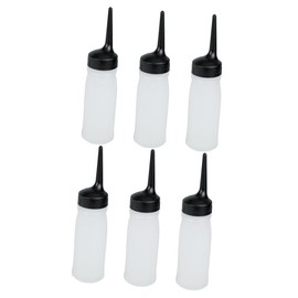 BIUDECO 2sets Squeeze Bottle for Hair Dye Hair Coloring Squeeze Bottles Applicator 3pcs*2