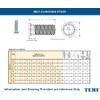 TERF® M5 (5mm) X 15mm Self Clinch Studs Screw M5