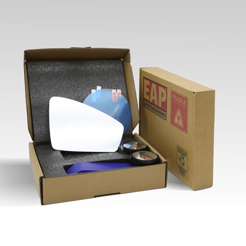 EAP Passenger Side Mirror Glass Compatible with VW Tiguan 2018-2024,