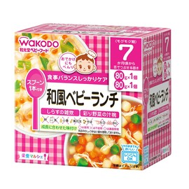 Wakodo Nutrition Marche Japanese Style Baby Lunch Box, 2.8 oz (80 g) x 2