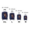 WUJIAONIAO Travel Luggage Cover Baggage Suitcase Protector Fit for 18-32