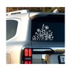 SHMZK Wildflowers Boho Car Sticker, Reflective Flower Vinyl Decal Sticker