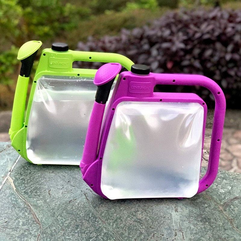 Centurion 1407 Foldable Clear Plastic Watering Can,1½ Gal with Rotating